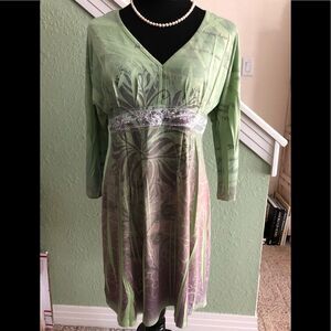 Beautiful light green dress by DB Sport in L